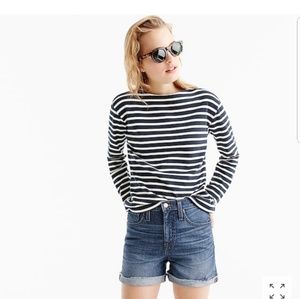 JCrew High Rise Denim Short Brixton Wash